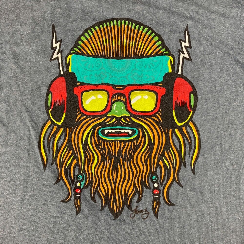 Sweetwater 420 Fest Graphic T Shirt Adult Large Blue Bella Canvas Festival Tee